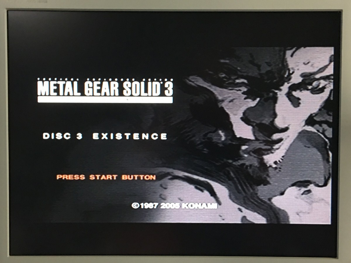 SONY PS2 Japan Metal Gear Solid 3 Subsistence Limited Edition with