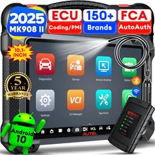 Autel MaxiCOM MK908 II OBD2 Scanner: 2026 Up of MK908 MS906 PRO MP900BT MS906BT 