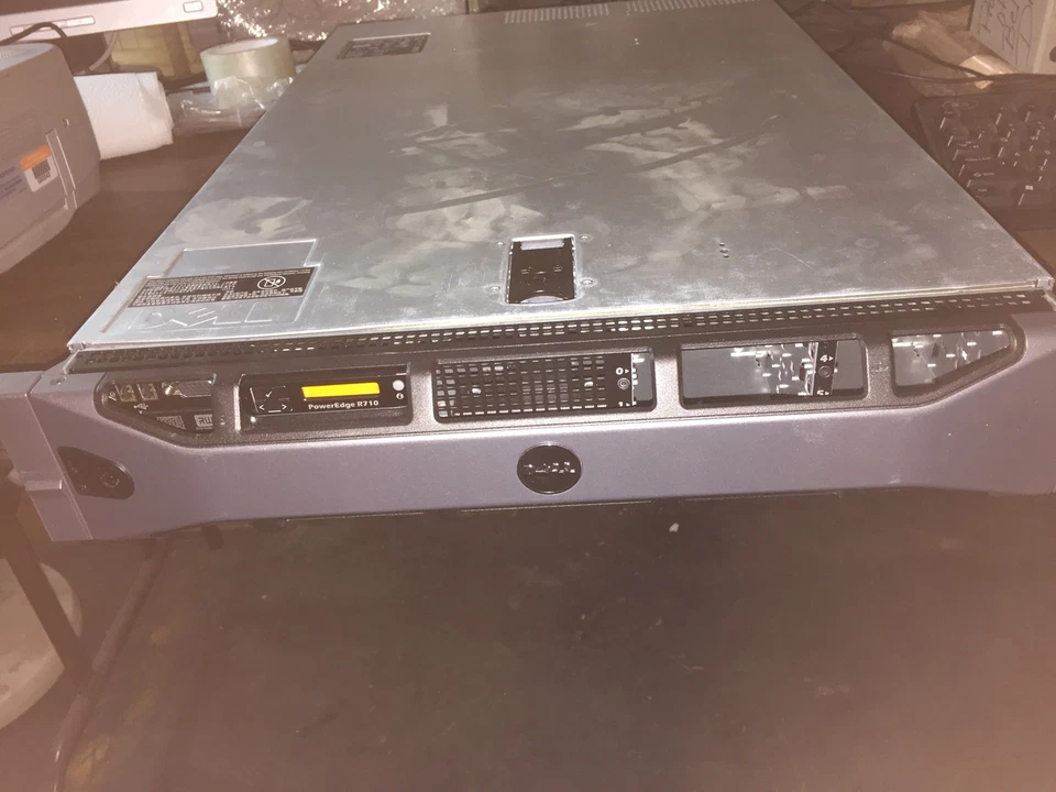DELL POWEREDGE R710 LFF 2x QUAD CORE 2.4GHz 8GB RAM NO HDD Server - Image 2 of 4