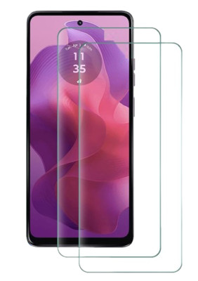 2x Motorola Moto G24 Panzerfolie Schutzglas Tempered Glass 9H Hart Displayfolie