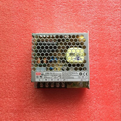1 pcs MEAN WELL  LRS-75-12 75W 12V 6A power supply