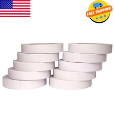 Pack of 10 1" Heavy Duty Banner Hem Double Sided Permanent Tape