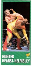 HHH Hunter Hearst Helmsley WWF Magazine Trading Card Oversize 1997 WWE