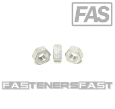 (25) 1/4-20 Finished Hex Nuts Aluminum - Solid Aluminum (25 Pieces)