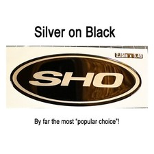 Gel Coated (DOMED)  "SHO" emblem overlay : Compatible with Taurus SHO 2010+