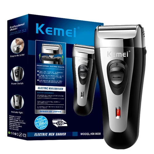 Herren USB Elektrorasierer Trimmer Rasierer Haar Bart Rasiermaschine Wiederaufladbar - Bild 1 von 13