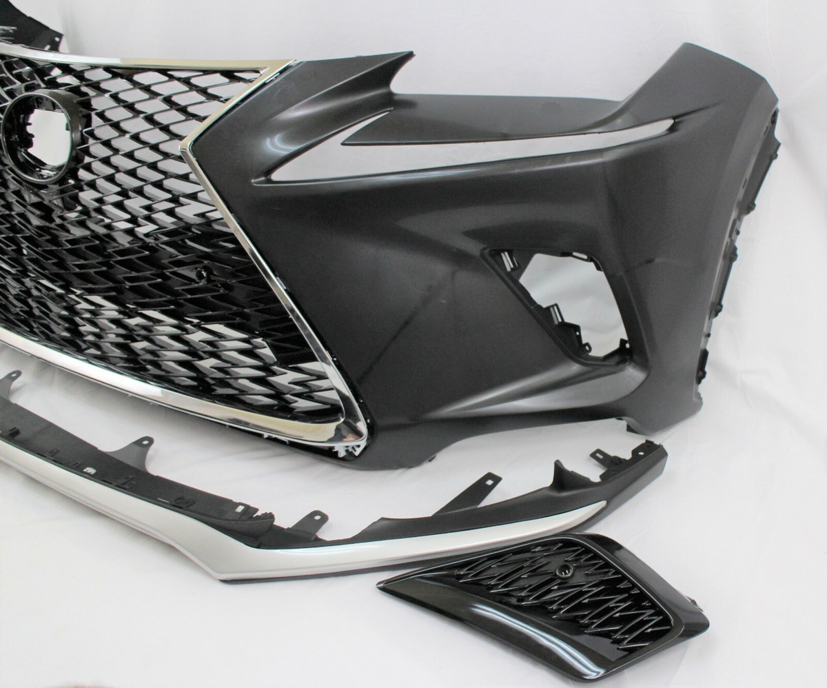 front bumper cover center grille valance 17pc fits 2018 -2021 NX  