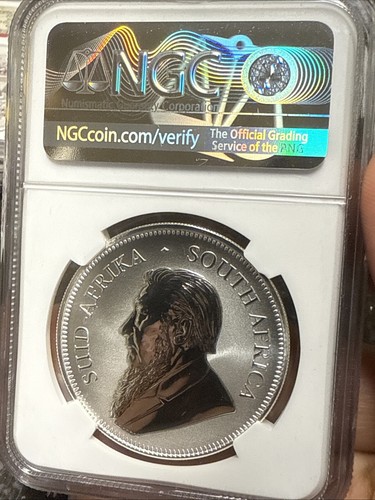 2017 S. Africa Silver 1 Rand 50th Anniversary FR NGC SP-70 - Picture 4 of 4