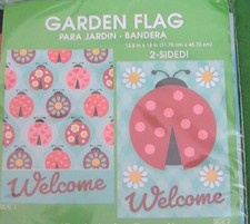 Welcome 12 x 18, Two Sided Garden Flag