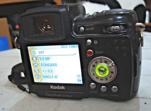 Kodak EasyShare DX7590 Black 5.0MP Digital Camera w/ 10x Zoom - Picture 9 of 12