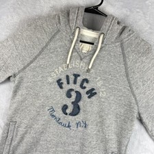 Vintage Abercrombie  Fitch Hoodie Womens Large Y2K Pullover Hooded Sweatshirt