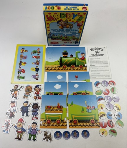 De colección Noddy's Toyland Express Primer Juego de Memoria COMPLETO 1999 RARO - Imagen 2 de 13
