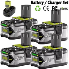 Battery+Charger SET For RYOBI P108 18 Volt One Plus High Capacity Lithium-ion