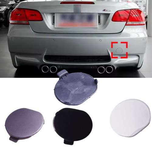 For 2009 - 2013 BMW M3 E92 E93 Convertible Coupe Tow Cover Rear Bumper Hook - Picture 4 of 32