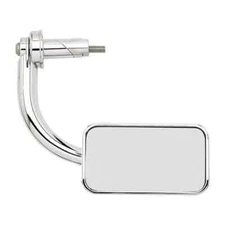 Biltwell Moto Motorcycle In-Bar Harley Davidson Mirror Rectangle 1" Chrome