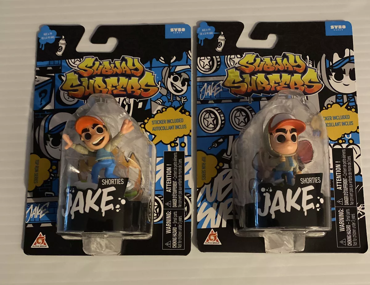 Subway Surfers Collectible 2 Mini Figures Skating Jake New In