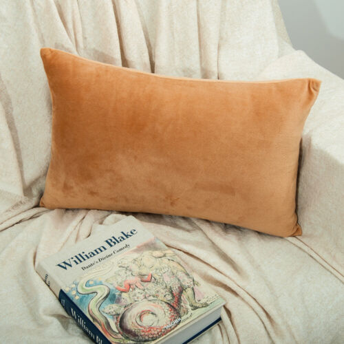 Ultra Soft Warm Velvet Cushion Cover Throw Pillow Cover 2 Pack 7 Sizes - Picture 25 of 64
