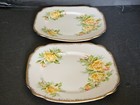 Set of 2 Royal Albert Tea Rose Yellow Square Salad Plates — photo 3
