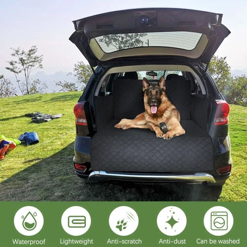 Kofferraumschutz- Hund mit Seitenschutz Hundedecke Wasserdichte Auto Kofferraum - Bild 4 von 17