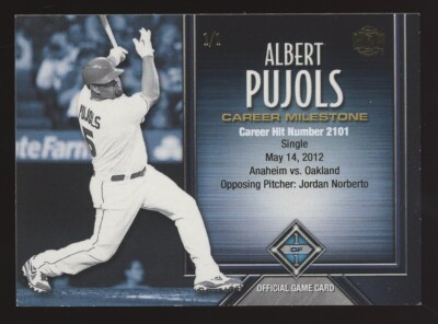 2017 HBP Milestone Albert Pujols 1/1 (C03)