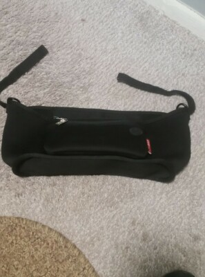 Skip*Hop Grab & Go Stroller Organizer w/ cup holders & detachable wristlet;Black