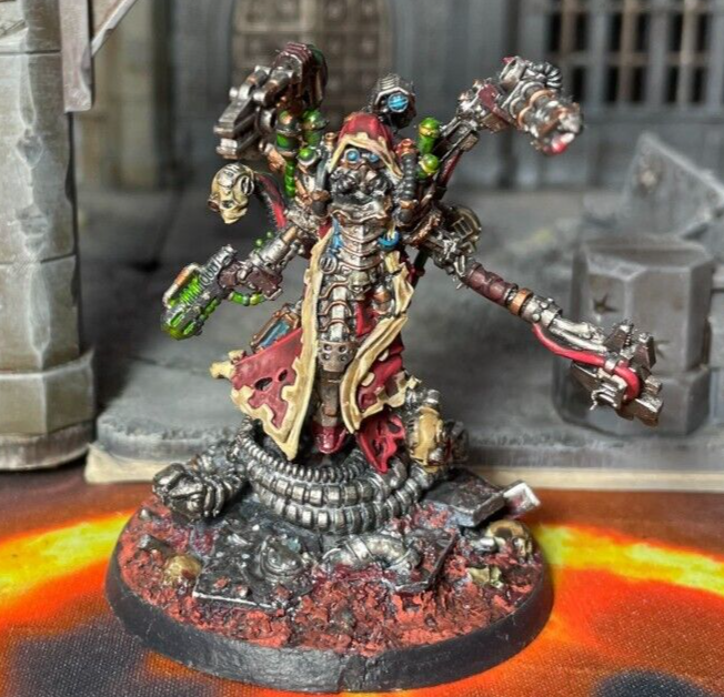ADEPTUS MECHANICUS - Tech-Priest Dominus - 3rd Party - PAINTED
