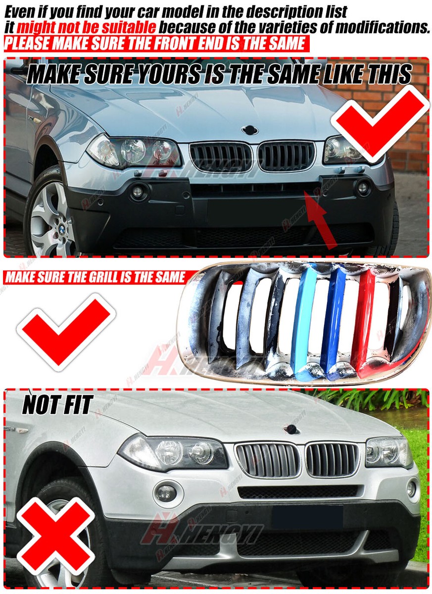 Protezione Paraurti In Acciaio Inox Per BMW X3 E83 (2006-2010) - Argento Spazzolato - Teileplus24 - 3
