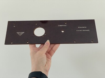 TSF Funkstation Galène Fassade SECTODYNG Bakelit oder Ebonit echt