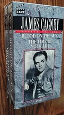 Two James Cagney VHS Videos " Blood On The Sun and  " The Time Of You Life"