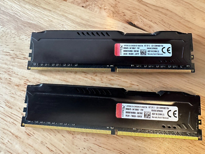 Kingston HyperX Fury 8GB (2x4GB) DDR4 2400Mhz RAM HX424C15FBK2/8