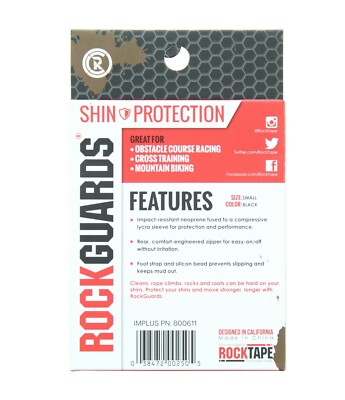 RockTape RockGuard Lot De 2 Protège-Tibias, équipement De