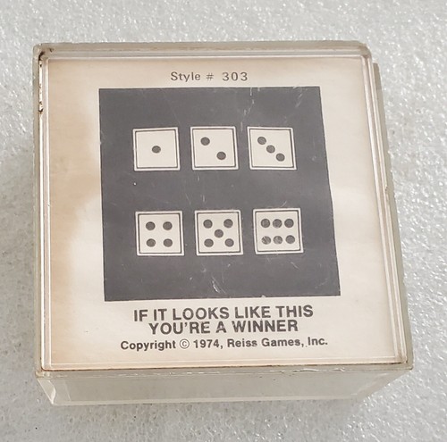 Vintage 1987 westem publishing company Dice game And Two Free - Picture 5 of 7