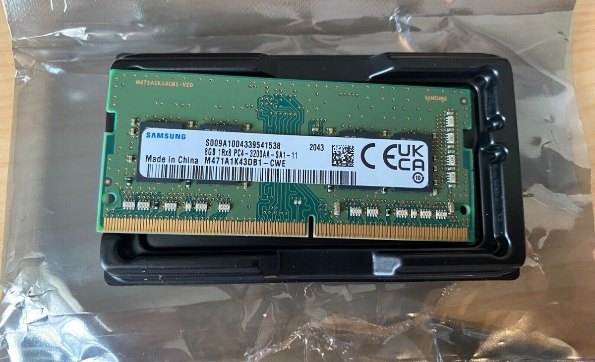 OEM Lenovo Samsung 8GB M471A1K43DB1-CWE DDR4 PC4-3200AA SoDimm