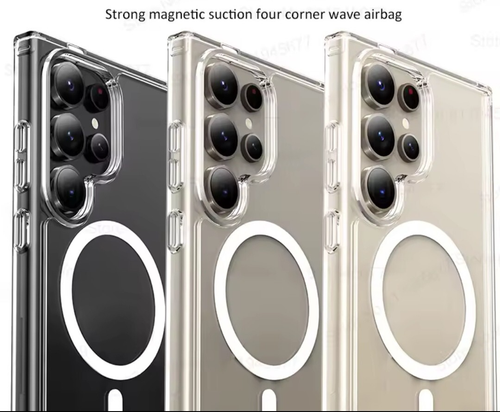 Case For Samsung S25Ultra,S24 Ultra,S23,S22,A17,A35 A56 Clear Shockproof MagSafe - Afbeelding 3 van 51