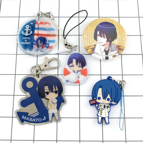Uta no Prince sama Masato Hijirikawa strap can badge Ita bag Sets 16 choices - Picture 23 of 44