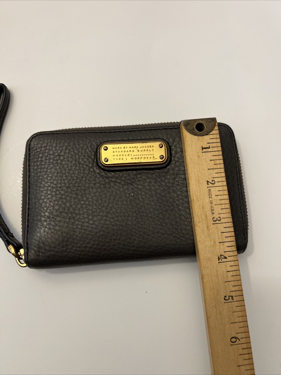 MARC By Marc Jacobs Leather Zip Around Wallet Wristlet