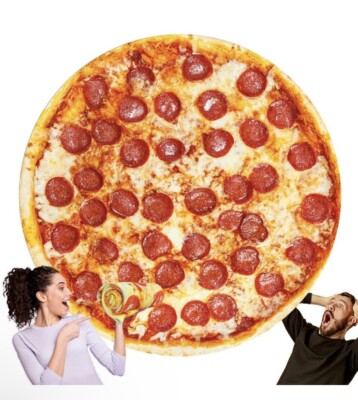 Pepperoni Pizza Blanket