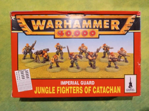 Warhammer 40k Jungle Fighters of Catachan Imperial Guard Astra Militarum OOP