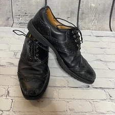 Men's FootJoy Club Casual Professional Golf Shoes Black 9M Spikeless Dry Joy