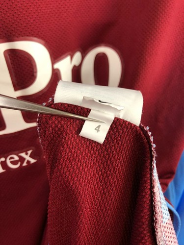 Aston Villa Home football shirt 2010 Soccer Nike Long Sleeve Jersey Size M - Picture 16 of 20