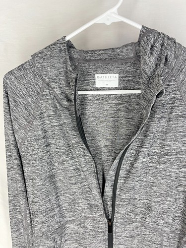 Athleta Pacifica Baja UPF Jacke meliert grau schwarz Größe M NEU - Bild 3 von 5