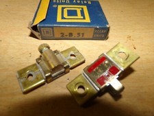 NEW Square D B.51 Overload Heater Relay Unit Set of 2 FREE SHIPPING