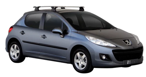 2x Cross bars / Roof racks for Peugeot 207 Hatch 2007 - 2012 - Picture 2 of 4