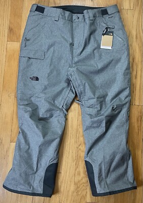The North Face Freedom Insulated Med Gray Heather Pants Snow/Ski, Women s 3X/Lng