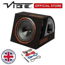 EDGE 12 INCH ACTIVE BASS ENCLOSURE 900 WATTS WITH WIRING KIT CAR AUDIO