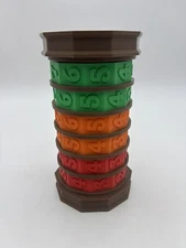 Burger King Cryptex Lock Puzzle Box With Hidden Compartments