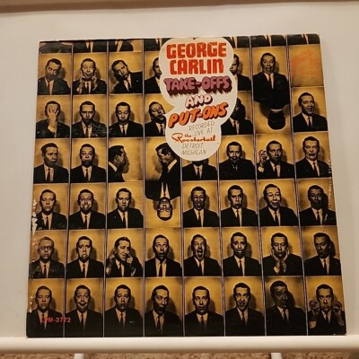 George Carlin- Take Offs And Put Ons Vinyl Lp Record