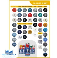TK VERNICE SPRAY PER MOTORI MARINI - 400 ML - COLORI ORIGINALI
