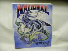 Vintage 1997 National Tattoo Supply Catalog, in its original 3 ring binder.