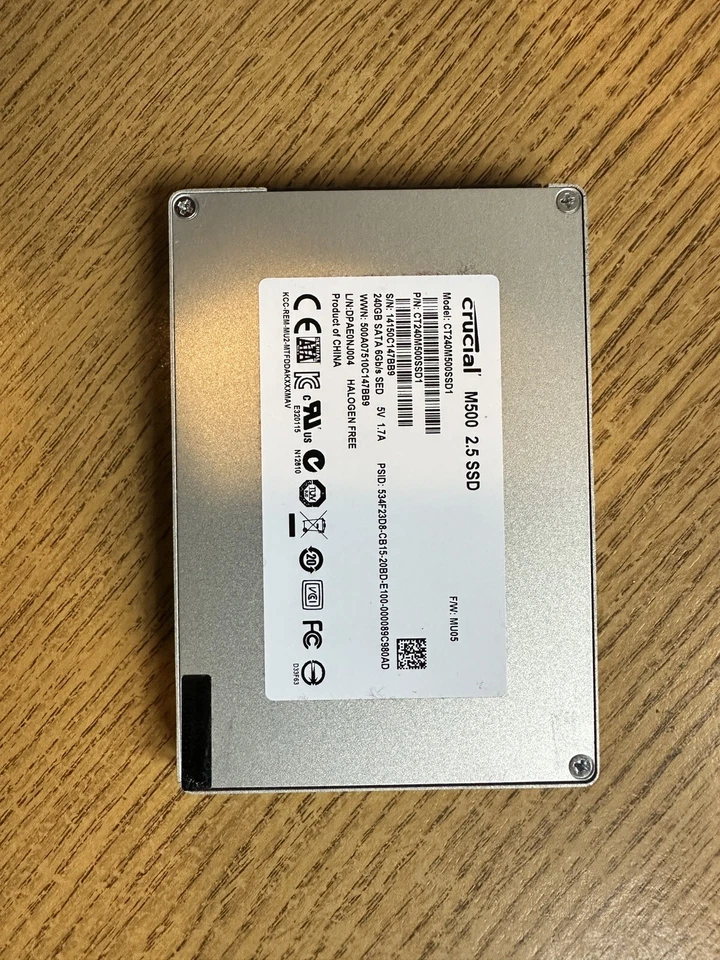 Crucial M500 240GB, (2.5") (CT240M500SSD1) Internal SSD - Image 2 of 2